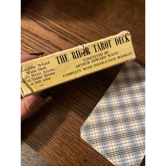 Vintage Rider Waite Tarot Card Deck US Games Smith 1971 Complete 78 Switzerland - Picture 5 of 12